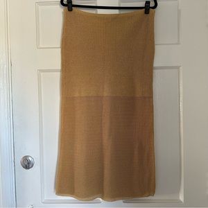 WEWOREWHAT // knit maxi skirt